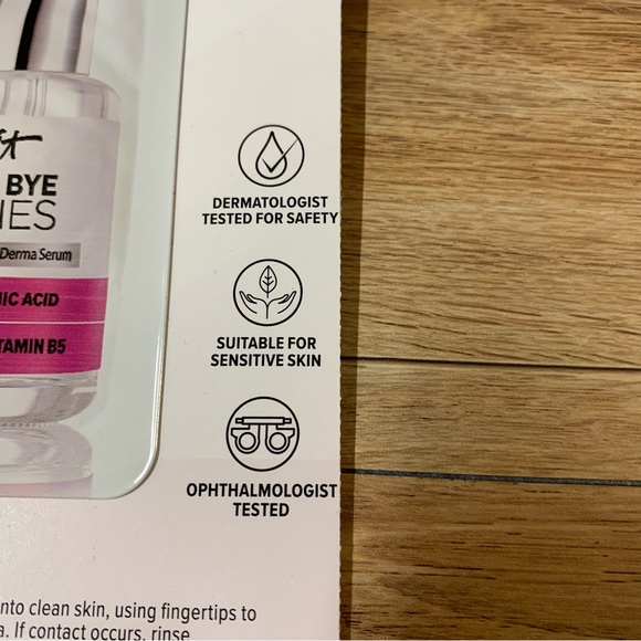 New! It Cosmetics Bye Bye Lines Derma Serum Sample Hyaluronic Acid Peptide B5 - Picture 3 of 6